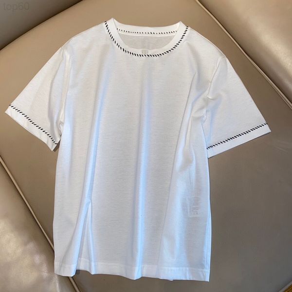 women's t-shirt designer short sleeve t-shirt 2021 new women's summer design sense of minority trend fashion baise short slim uats, White
women's t-shirt designer short sleeve t-shirt 2021 new women's summer design sense of minority trend fashion baise short slim uats, White