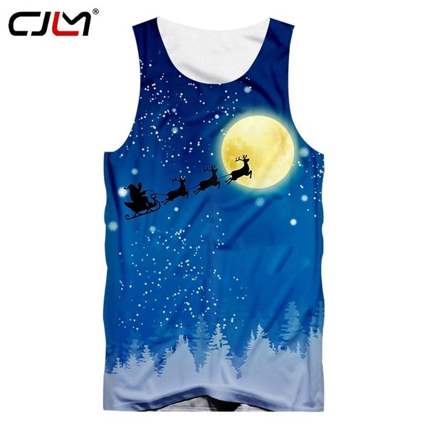 cjlm christmas theme 3d printed moon background tank santa claus and elk fashion leisure men' tank220623, White;black
cjlm christmas theme 3d printed moon background tank santa claus and elk fashion leisure men' tank220623, White;black