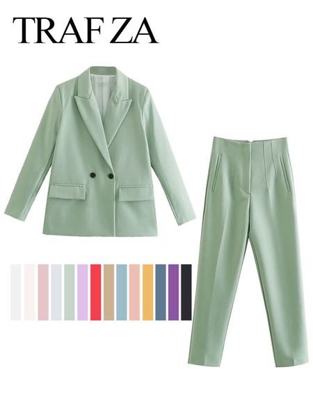 traf za women s office wear suits elegant solid casual double breasted blazers long sleeve notched collar blazer woman suit 220809, White;black
traf za women s office wear suits elegant solid casual double breasted blazers long sleeve notched collar blazer woman suit 220809, White;black