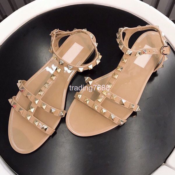 sandals summer women's shoes leisure flat bottom net red one line buckle student beach roman rivet sandals, Black
sandals summer women's shoes leisure flat bottom net red one line buckle student beach roman rivet sandals, Black