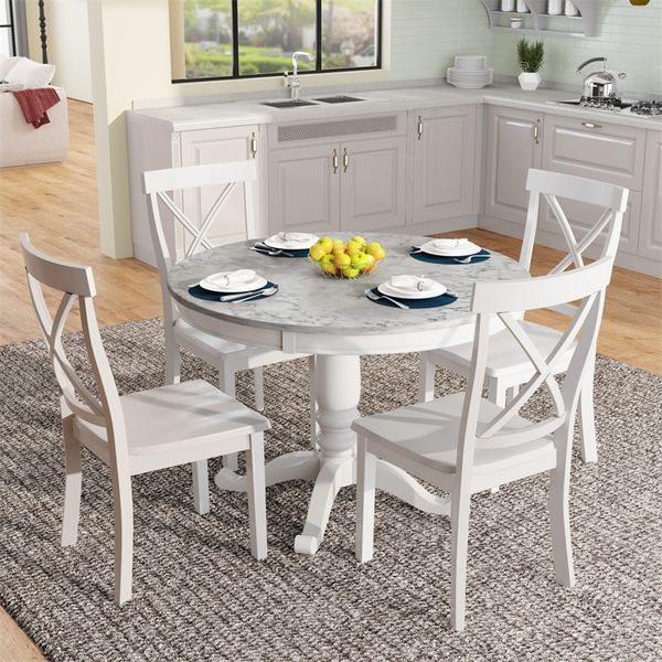 dining room furniture 5 pieces dining table and chairs set for 4 persons kitchen room solid wood table with 4 chairs
dining room furniture 5 pieces dining table and chairs set for 4 persons kitchen room solid wood table with 4 chairs
