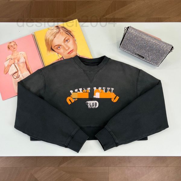 women's hoodies & sweatshirts designer 2022 early autumn new american color contrast letter printed old short green sweater ng46, Black
women's hoodies & sweatshirts designer 2022 early autumn new american color contrast letter printed old short green sweater ng46, Black
