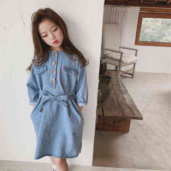 new girls' dresses 2020 autumn big kids korean denim dresses european and american fashion lapel pocket buttons casual clothing l220715, Red;yellow
new girls' dresses 2020 autumn big kids korean denim dresses european and american fashion lapel pocket buttons casual clothing l220715, Red;yellow