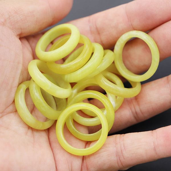 men 6mm band lemon jade quartz crystal stone rings trendy reiki wedding girls fashion party jewelry, Silver
men 6mm band lemon jade quartz crystal stone rings trendy reiki wedding girls fashion party jewelry, Silver