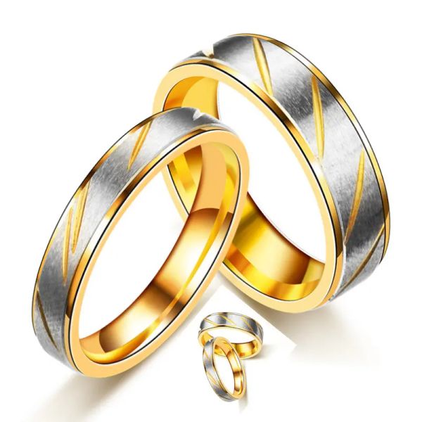4mm/6mm stainless steel couple rings gold color groove engagement wedding ring, Silver
4mm/6mm stainless steel couple rings gold color groove engagement wedding ring, Silver