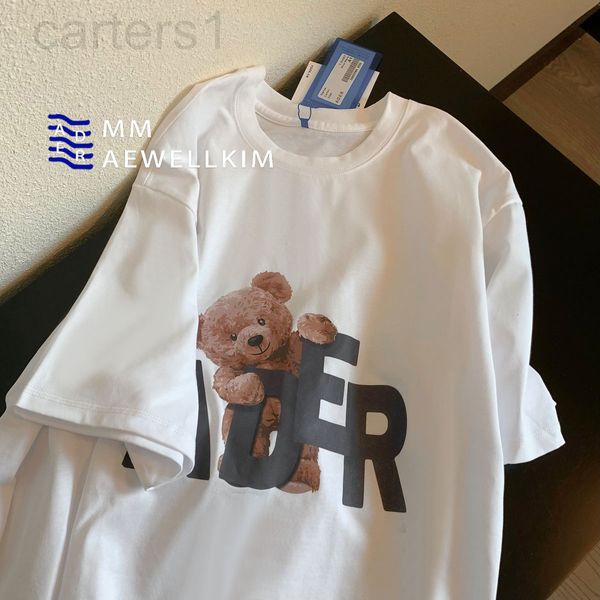 women's t-shirt designer ader2022 summer new men's and women's loose round neck letter bear short sleeve t-shirt korean brand, White
women's t-shirt designer ader2022 summer new men's and women's loose round neck letter bear short sleeve t-shirt korean brand, White