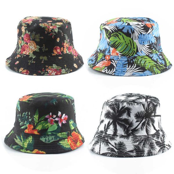 2022 new buckets hats summer coconut tree flower printed fisherman caps panama bucket hat reversible gorro pescador men women, Blue;gray
2022 new buckets hats summer coconut tree flower printed fisherman caps panama bucket hat reversible gorro pescador men women, Blue;gray