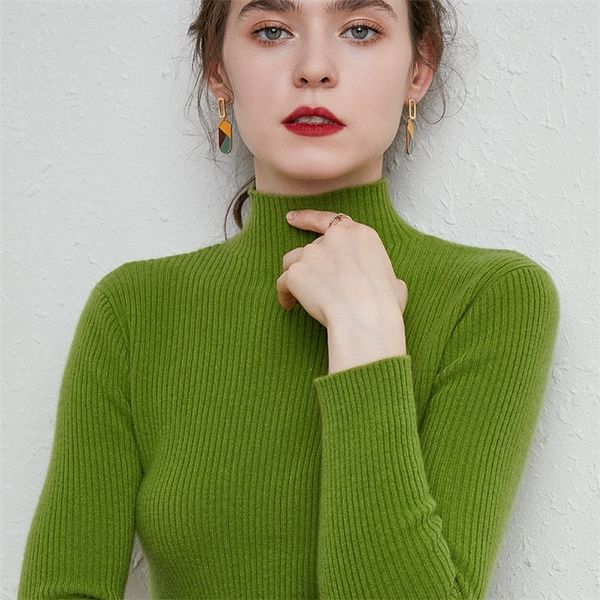 half-high collar cashmere sweater women slim paragraph long sleeve bottoming sweater solid color thickening pullover sweater 210203, White;black
half-high collar cashmere sweater women slim paragraph long sleeve bottoming sweater solid color thickening pullover sweater 210203, White;black