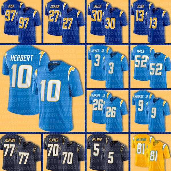 los angeles''chargers''football jersey 10 justin herbert 30 austin ekeler 13 keenan allen 97 joey bosa 52 khalil mack 9, Black;red
los angeles''chargers''football jersey 10 justin herbert 30 austin ekeler 13 keenan allen 97 joey bosa 52 khalil mack 9, Black;red