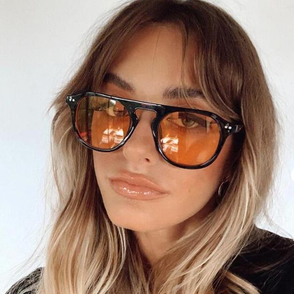 classic retro single bridge round sunglasses women men trendy vintage brand designer clear yellow sun glasses shades female, White;black
classic retro single bridge round sunglasses women men trendy vintage brand designer clear yellow sun glasses shades female, White;black