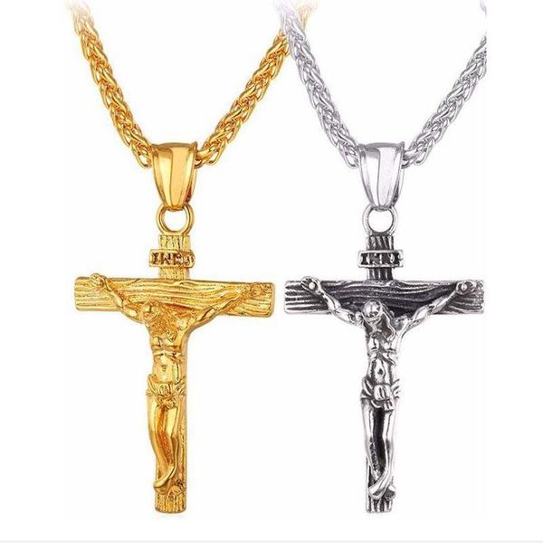 pendant necklaces 10pcs alloy easter catholic jesus cross religious necklace clavicle chain 24", Silver
pendant necklaces 10pcs alloy easter catholic jesus cross religious necklace clavicle chain 24", Silver