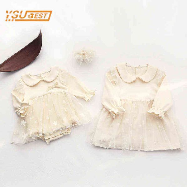 spring sweet newborn baby girls sister dress toddler jumpsuit cute baby clothes infant girls long sleeve children dress g220428, Red;yellow
spring sweet newborn baby girls sister dress toddler jumpsuit cute baby clothes infant girls long sleeve children dress g220428, Red;yellow