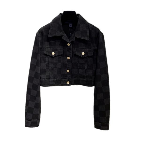 french style two piece shorts fashion pants denim jacket designer black plaid checkerboard print french jeans high waist, White
french style two piece shorts fashion pants denim jacket designer black plaid checkerboard print french jeans high waist, White
