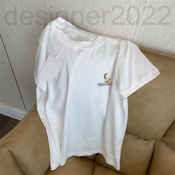 women's t-shirt designer sharp goods high-end net red early spring metal moon loose round neck fashion short sleeve t-shirt for women 5, White
women's t-shirt designer sharp goods high-end net red early spring metal moon loose round neck fashion short sleeve t-shirt for women 5, White