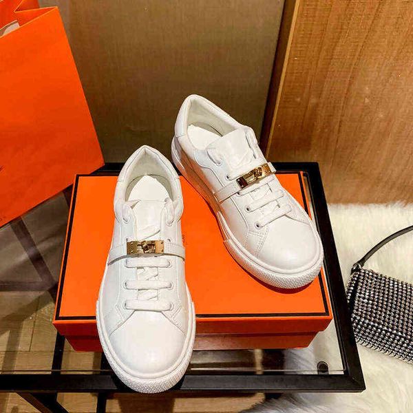 h family small white women's 2022 new fashion classic round head metal buckle casual board shoes, Black
h family small white women's 2022 new fashion classic round head metal buckle casual board shoes, Black