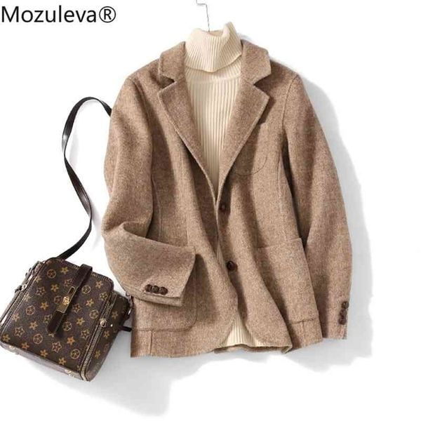 vintage duffle short style herringbone woolen coat women's suit autumn and winter female 210416, Tan;black
vintage duffle short style herringbone woolen coat women's suit autumn and winter female 210416, Tan;black