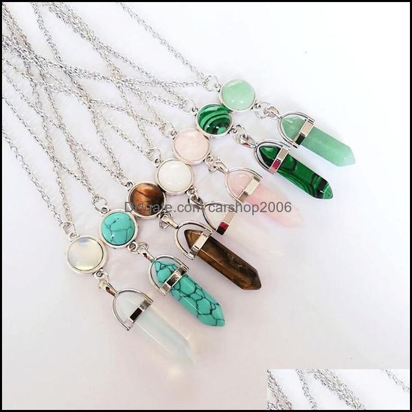 pendant necklaces hexagonal prism reiki healing natural stone necklace chakra amethyst pink rose crystal stainless carshop2006 dh5af, Silver
pendant necklaces hexagonal prism reiki healing natural stone necklace chakra amethyst pink rose crystal stainless carshop2006 dh5af, Silver