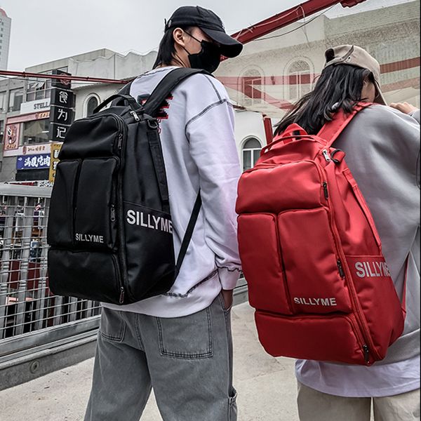 fashion large-capacity student backpack designer solid travel backpack womens simple leisure fitness men backpack
fashion large-capacity student backpack designer solid travel backpack womens simple leisure fitness men backpack