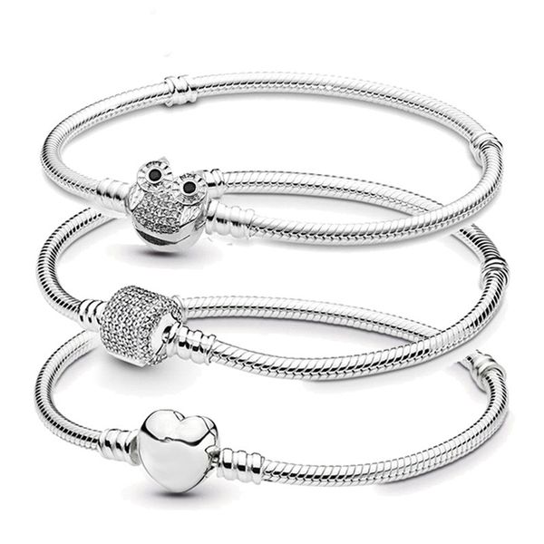 16-21cm european charms snake chain owl heart silver charm bracelet fit pandora rose gold bracelets wholesale fit for european beads charms, Golden;silver
16-21cm european charms snake chain owl heart silver charm bracelet fit pandora rose gold bracelets wholesale fit for european beads charms, Golden;silver