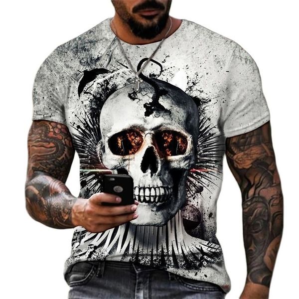 fashion horror series skull 3d print mens tshirts summer oneck loose short sleeve breathable oversized male t shirt tees 220607, White;black
fashion horror series skull 3d print mens tshirts summer oneck loose short sleeve breathable oversized male t shirt tees 220607, White;black