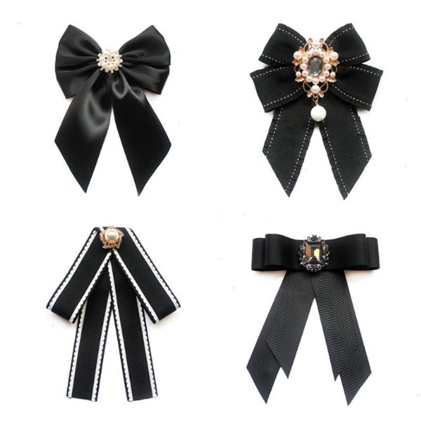 ribbon bow tie for women girls rhinestone pearl blouse collar pin brooch bowknot school student shirt bowtie accessories, Black;gray
ribbon bow tie for women girls rhinestone pearl blouse collar pin brooch bowknot school student shirt bowtie accessories, Black;gray