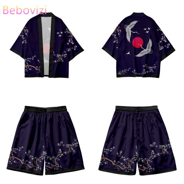 japanese cosplay crane print cardigan harajuku kimono shorts sets yukata casual vintage shirt women men haori two-piece suit, Red
japanese cosplay crane print cardigan harajuku kimono shorts sets yukata casual vintage shirt women men haori two-piece suit, Red