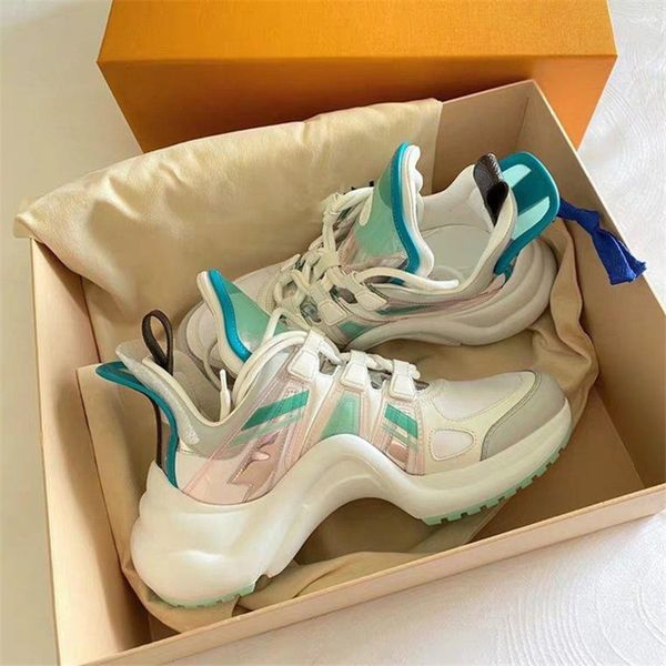 men archlight flat platform shoes women sneakers mixed colors lace-up round toe increasing breathable shallow zapatillas mujer with box n37w, Black
men archlight flat platform shoes women sneakers mixed colors lace-up round toe increasing breathable shallow zapatillas mujer with box n37w, Black