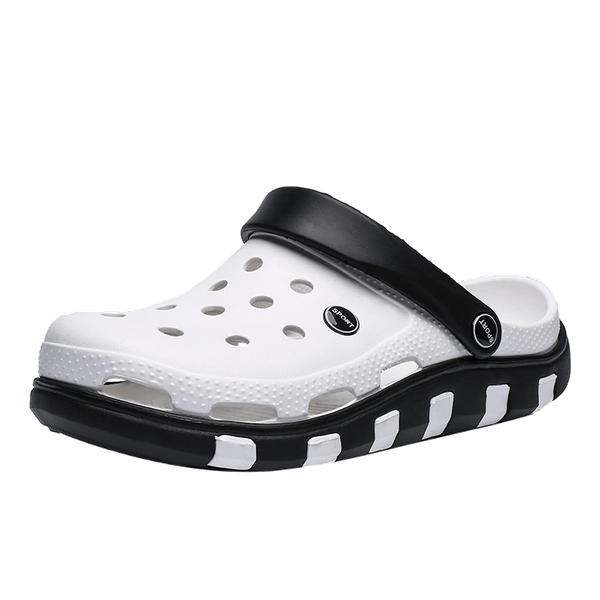 men sandals autumn hole shoes crok rubber clogs women eva garden shoes white beach flat sandals slippers, Black
men sandals autumn hole shoes crok rubber clogs women eva garden shoes white beach flat sandals slippers, Black