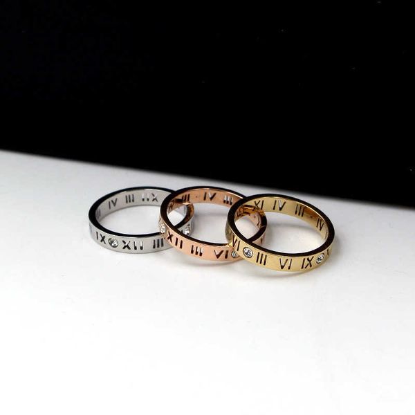 titanium steel ring plated with rose gold, elegant jewelry, increased temperament, roman numerals, lucky charm, fashion, Golden;silver
titanium steel ring plated with rose gold, elegant jewelry, increased temperament, roman numerals, lucky charm, fashion, Golden;silver