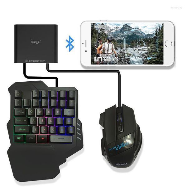 Image of Keyboard Mouse Combos Gamepad Pubg Mobile Bluetooth 4.0 Game Controller Converter For Android Smart Phone Tablets To PC FPS Games