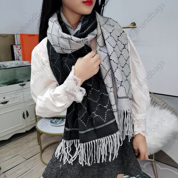 fashion womens scarves designer shawl classic dual letter printing autumn winter warm scarf rabbit velvet long soft smooth vertical shawl, Blue;gray
fashion womens scarves designer shawl classic dual letter printing autumn winter warm scarf rabbit velvet long soft smooth vertical shawl, Blue;gray