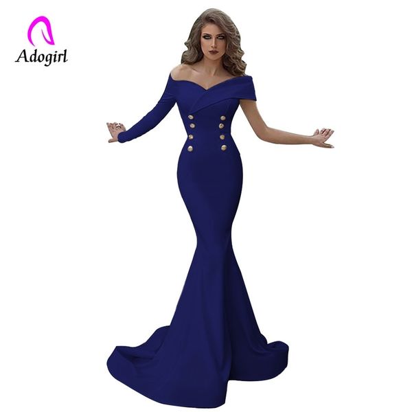 off shoulder mermaid evening party dresses 2019 long evening gown long sleeves white maxi robe de soiree elegant formal dress t200320, Black;pink
off shoulder mermaid evening party dresses 2019 long evening gown long sleeves white maxi robe de soiree elegant formal dress t200320, Black;pink