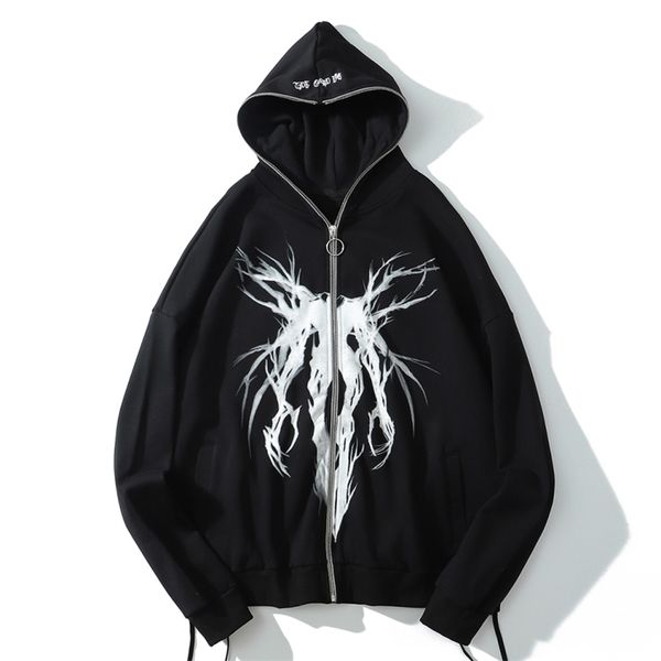 zipper jacket coat streetwear oversized hoodie dark graffiti hip hop harajuku hoodie autumn fleece pullover sweatshirt men 201113, Black
zipper jacket coat streetwear oversized hoodie dark graffiti hip hop harajuku hoodie autumn fleece pullover sweatshirt men 201113, Black