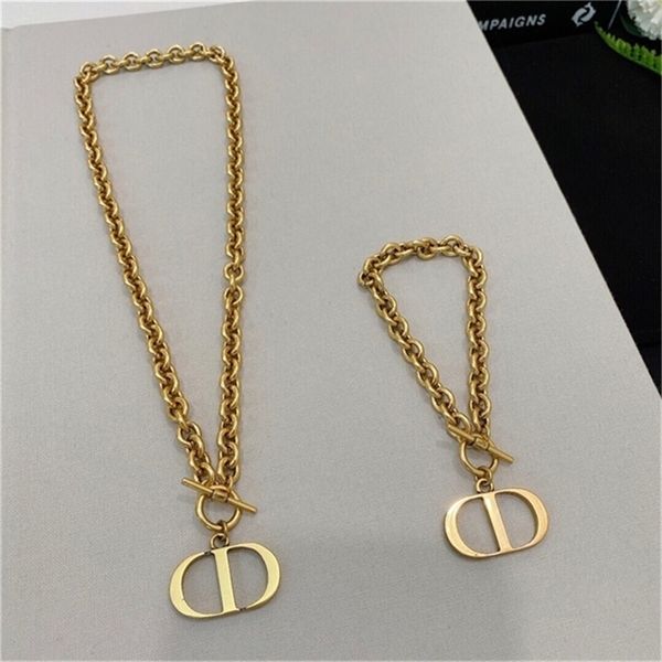 2022 fashion 20% off designer d new letter necklace bracelet fashion temperament jewelry, Silver
2022 fashion 20% off designer d new letter necklace bracelet fashion temperament jewelry, Silver