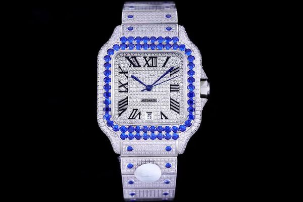 montre de luxe 40mm men watches 8215 automatic mechanical movement watches color diamond watch 904l fine steel case strap waterproof, Slivery;brown
montre de luxe 40mm men watches 8215 automatic mechanical movement watches color diamond watch 904l fine steel case strap waterproof, Slivery;brown