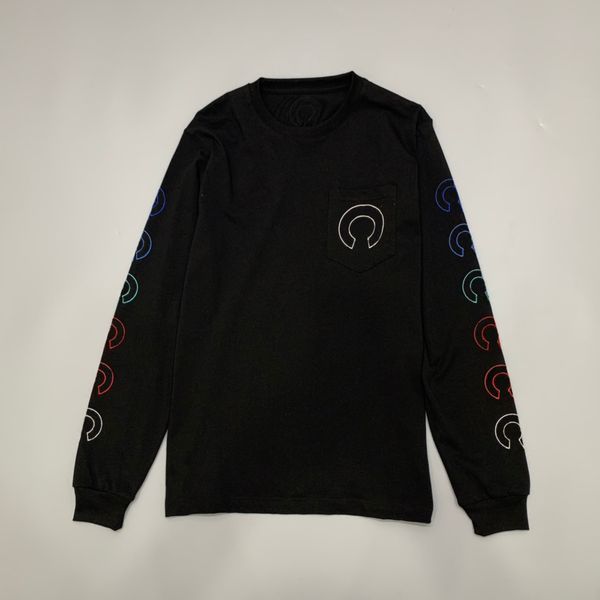 luxury ch mens classic t shirt letter pattern multi color printed men woman long sleeve tees 4 styles, White;black
luxury ch mens classic t shirt letter pattern multi color printed men woman long sleeve tees 4 styles, White;black