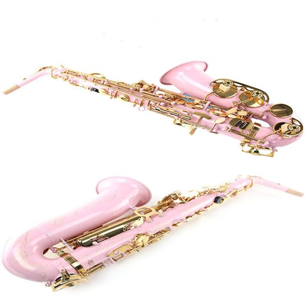 alto sax french small curved wind instrument children and adults dual-use alto saxophone eb flat sax surface pink gold keys
alto sax french small curved wind instrument children and adults dual-use alto saxophone eb flat sax surface pink gold keys