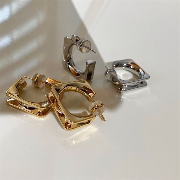 brass with 18k gold hammered square hoops ear earrings women jewelry party boho t show gown runway rare korean japan trendy ins, Golden
brass with 18k gold hammered square hoops ear earrings women jewelry party boho t show gown runway rare korean japan trendy ins, Golden