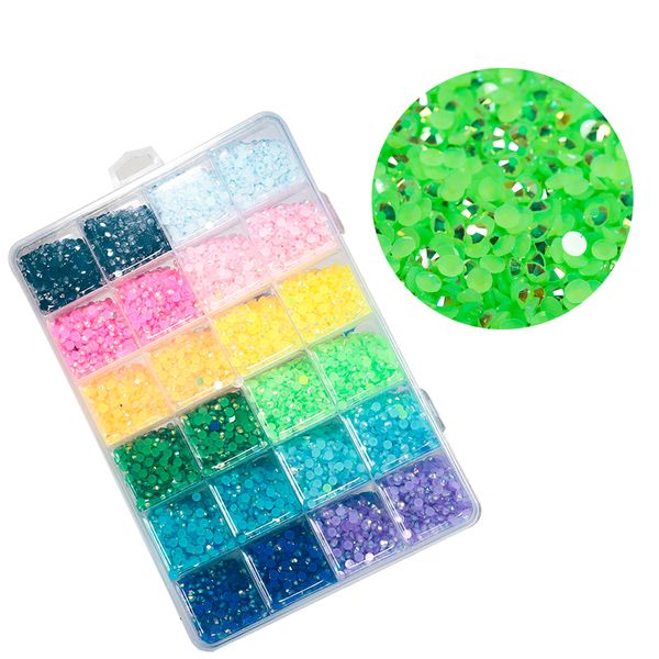 yantuo factory price jelly ab resin rhinestones box glue on rhinestones for tumblers nails, Black
yantuo factory price jelly ab resin rhinestones box glue on rhinestones for tumblers nails, Black