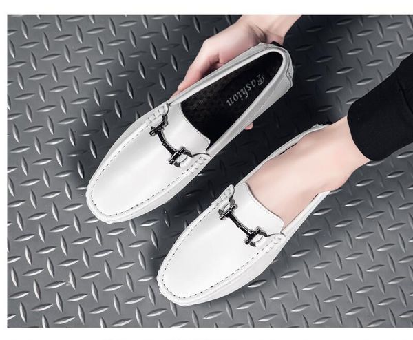 men loafers luxury business shoes leather formal dress designer wedding shoe flat suit office size: eu39-45, Black
men loafers luxury business shoes leather formal dress designer wedding shoe flat suit office size: eu39-45, Black
