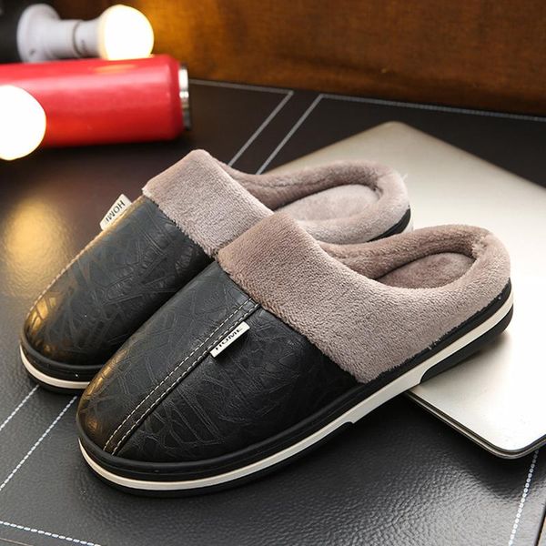slippers mens leather big size warm home winter slipper for men waterproof platform cozy women2842692, Black
slippers mens leather big size warm home winter slipper for men waterproof platform cozy women2842692, Black
