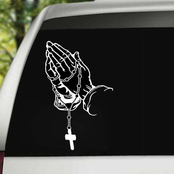 car fashion sticker pearl rosary god jesus christ prayer gesture auto styling window glass motorcycle vinyl decal decoration
car fashion sticker pearl rosary god jesus christ prayer gesture auto styling window glass motorcycle vinyl decal decoration