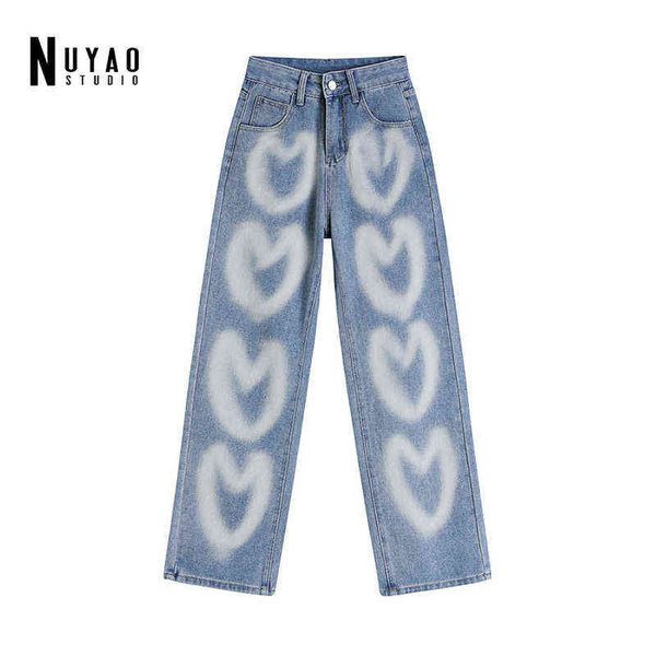 vintage high waist korean fashion women jeans new 2022 pants streetwear girl straight baggy denim y2k mom wide leg trousers t220728, Blue
vintage high waist korean fashion women jeans new 2022 pants streetwear girl straight baggy denim y2k mom wide leg trousers t220728, Blue