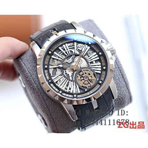 luxury mens mechanical watch roge dubui excalibur king series 46mm solo tourbillon fashion geneva es brand wristwatch, Slivery;brown
luxury mens mechanical watch roge dubui excalibur king series 46mm solo tourbillon fashion geneva es brand wristwatch, Slivery;brown