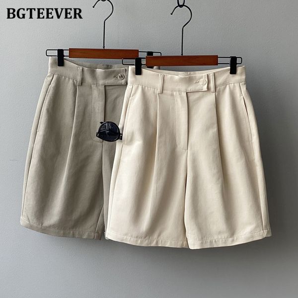 casual chic high waist button women solid shorts 2021 spring summer loose female wide leg shorts, White;black
casual chic high waist button women solid shorts 2021 spring summer loose female wide leg shorts, White;black
