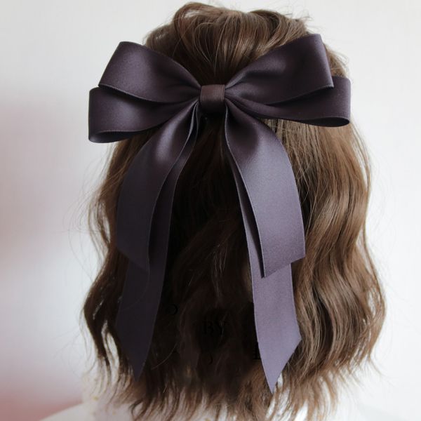 korea cute long ribbon bow hairpin for women girls hairclip bangs hairgrips cute back head clip hair accessories, Golden;silver
korea cute long ribbon bow hairpin for women girls hairclip bangs hairgrips cute back head clip hair accessories, Golden;silver