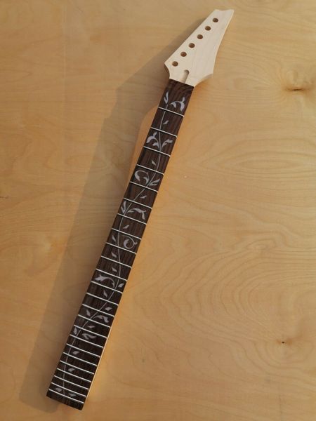 diy 24fret guitar neck 25.5inch maple rosewood fretboard vine inlay iba style
diy 24fret guitar neck 25.5inch maple rosewood fretboard vine inlay iba style