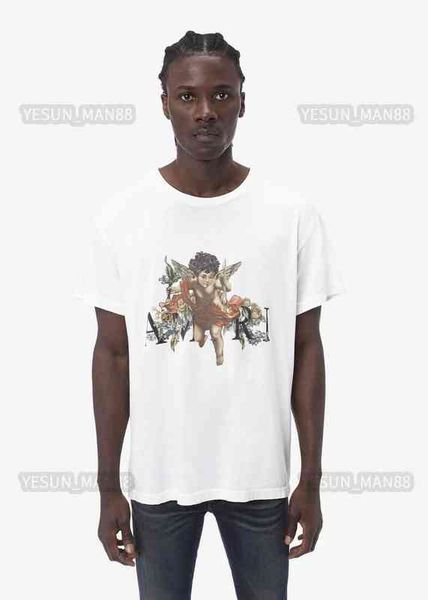 designer european and american fashion brand mens and womens color angel wings printed round neck pullover t shirt summer high street tees, White;black
designer european and american fashion brand mens and womens color angel wings printed round neck pullover t shirt summer high street tees, White;black