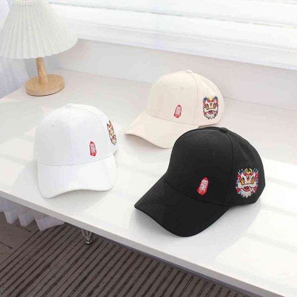 hat youth chinese style national tide embroidery lion dance men's and women's wide brim baseball cap big children's duck tong, Blue;gray
hat youth chinese style national tide embroidery lion dance men's and women's wide brim baseball cap big children's duck tong, Blue;gray