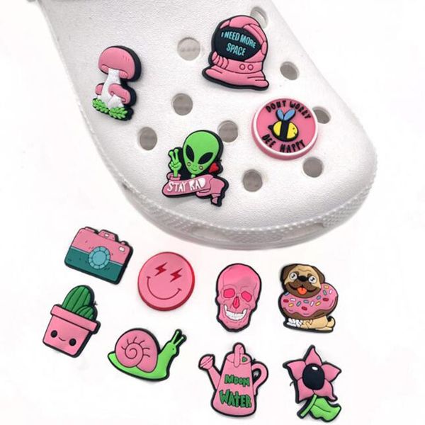 new arrived pink croc shoe charms garden shoecharms buckle pvc soft rubber reusable shoe part accessories party gift, White;pink
new arrived pink croc shoe charms garden shoecharms buckle pvc soft rubber reusable shoe part accessories party gift, White;pink